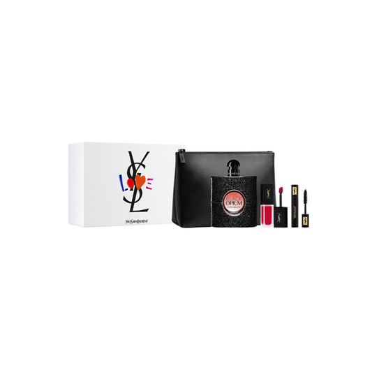 Yves Saint Laurent Opium Black Eau de Parfum 90ml 3 Piece Set