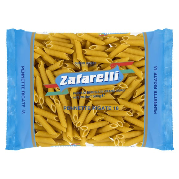 Zafarelli Penne Rigati Pasta No 18 | 500g