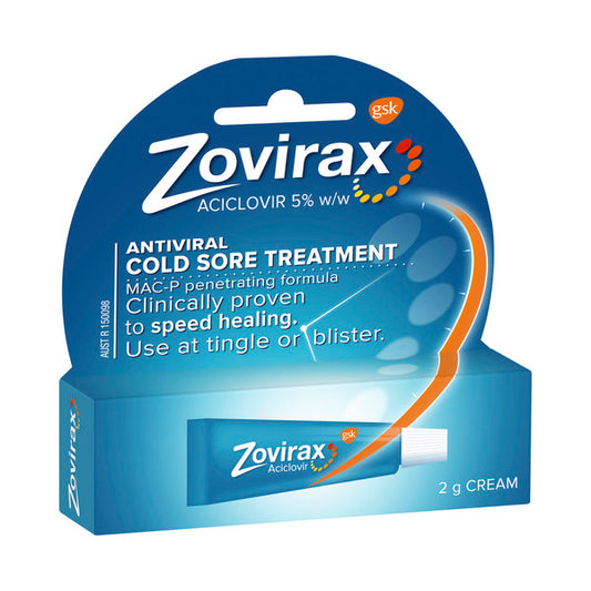 Zovirax Cold Sore Cream Tube | 2g