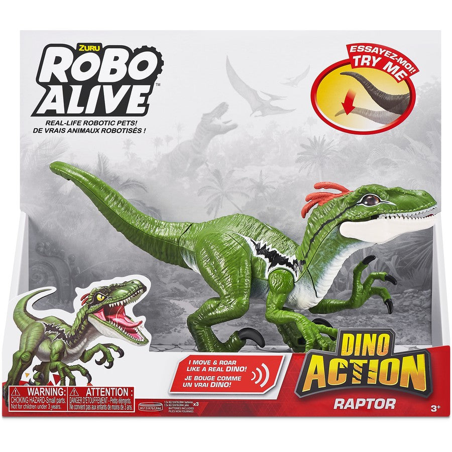 Zuru Robo Alive Dino Action Raptor