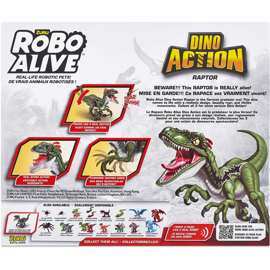 Zuru Robo Alive Dino Action Raptor