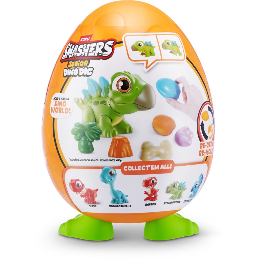 Zuru Smashers Junior Dinosaur Dig Small Egg - Assorted*