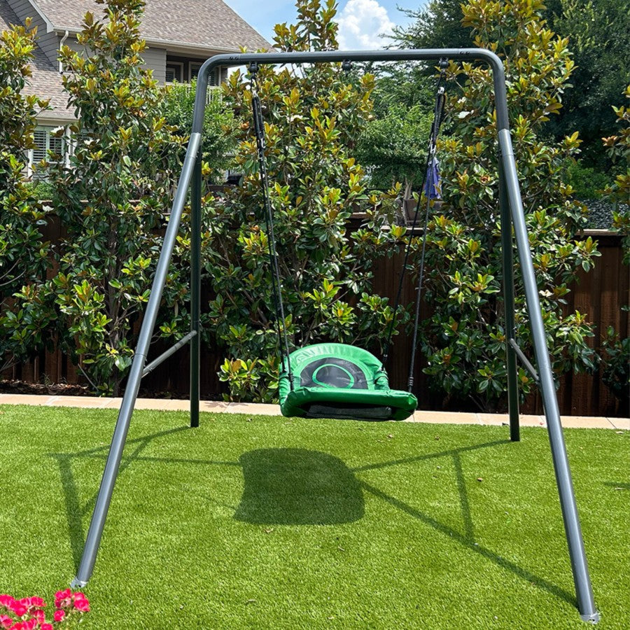 Gobaplay Single Swing Set with Boat Swing