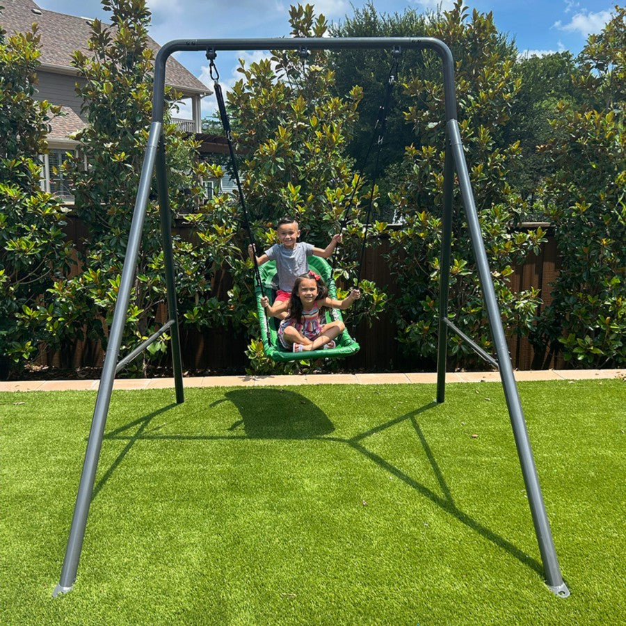 Gobaplay Single Swing Set with Boat Swing