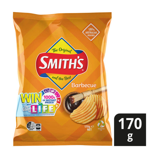 Smith's Crinkle BBQ Potato Chips | 170g