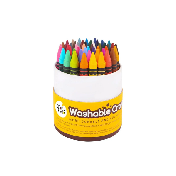 48pc Jar Melo Washable Crayons 48 Colors Art/Crafts/Drawing Kids/Toddler Fun 2y+