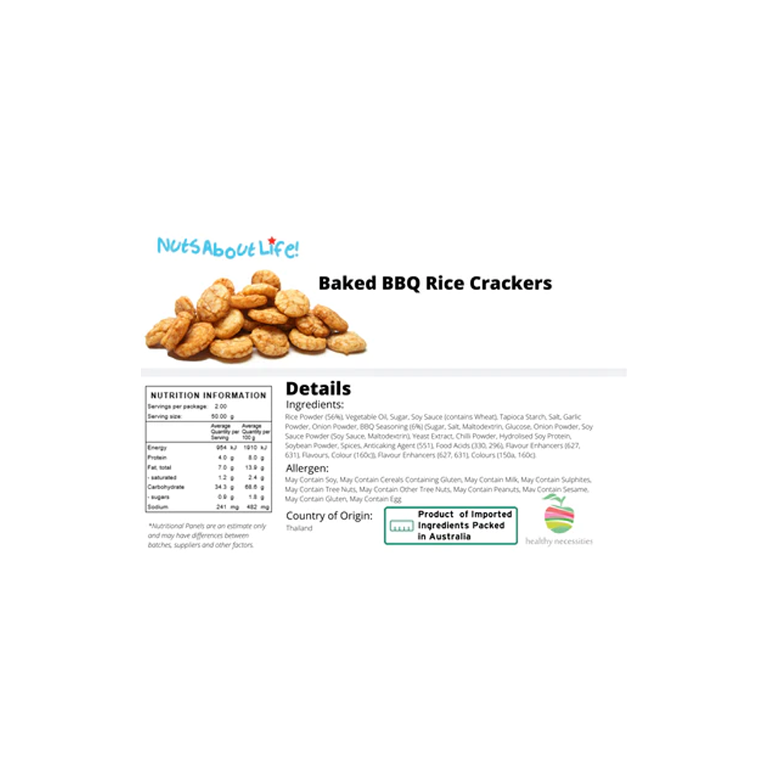 Baked BBQ Rice Crackers | 1Kg
