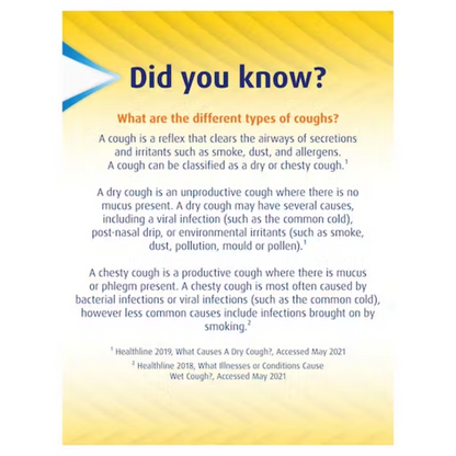 Bisolvon Cough Relief + Immune Support Blackcurrant 200ml