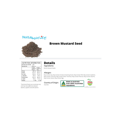 Brown Mustard Seeds | 1Kg