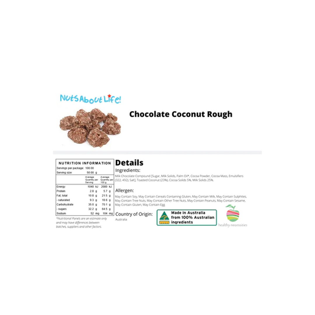 Chocolate Coated Coconut Rough | 1Kg
