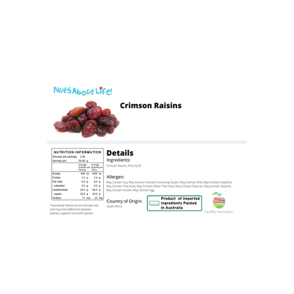 Crimson Raisins | 1Kg