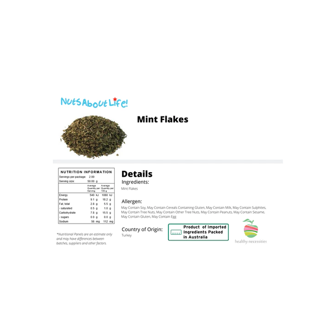 Dried Mint Flakes  | 1Kg