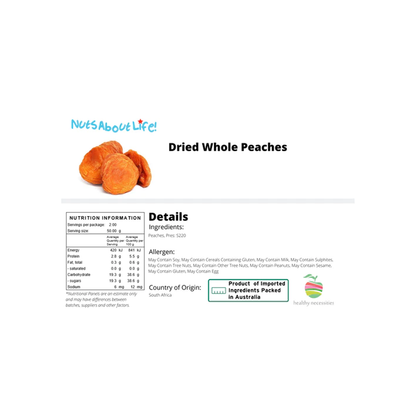 Dried Whole Peaches  | 1Kg