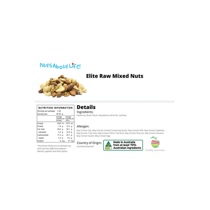 Elite Raw Mixed Nuts | 1Kg