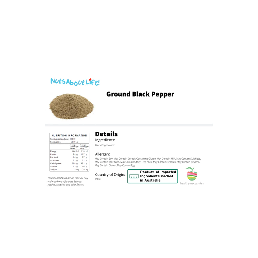 Ground Black Pepper | 1Kg