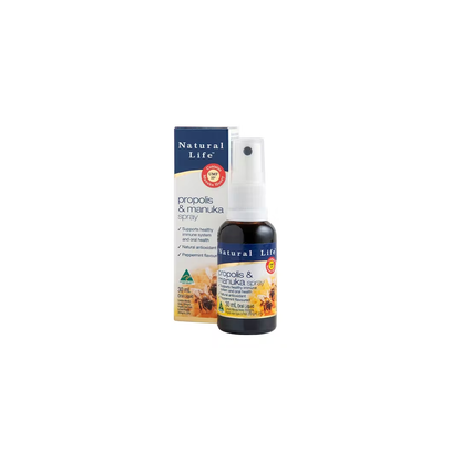 Natural Life Propolis & Manuka Honey Spray 30ml