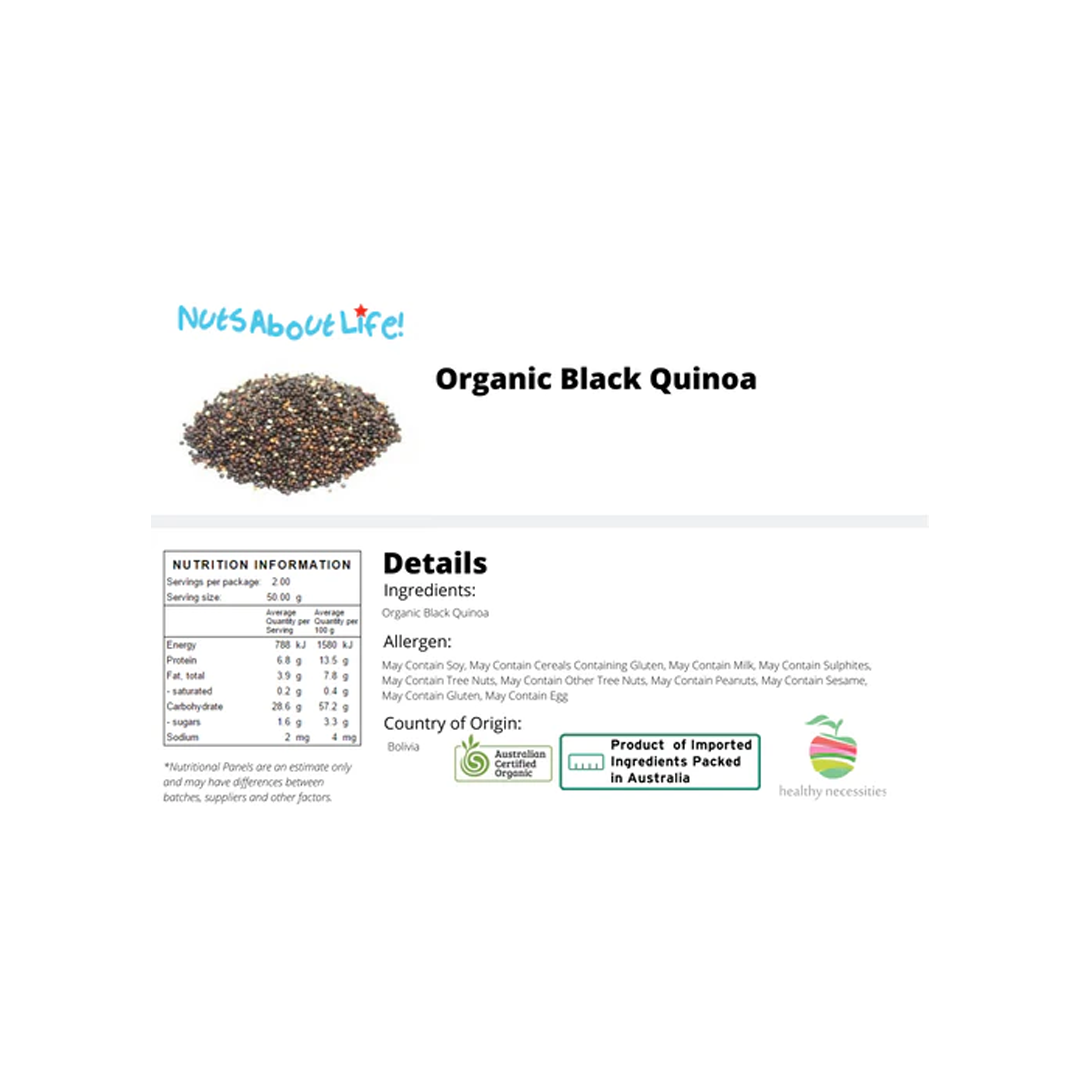 Organic Black Quinoa | 1Kg