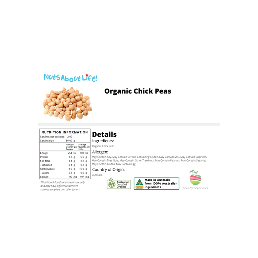Organic Chick Peas | 1Kg
