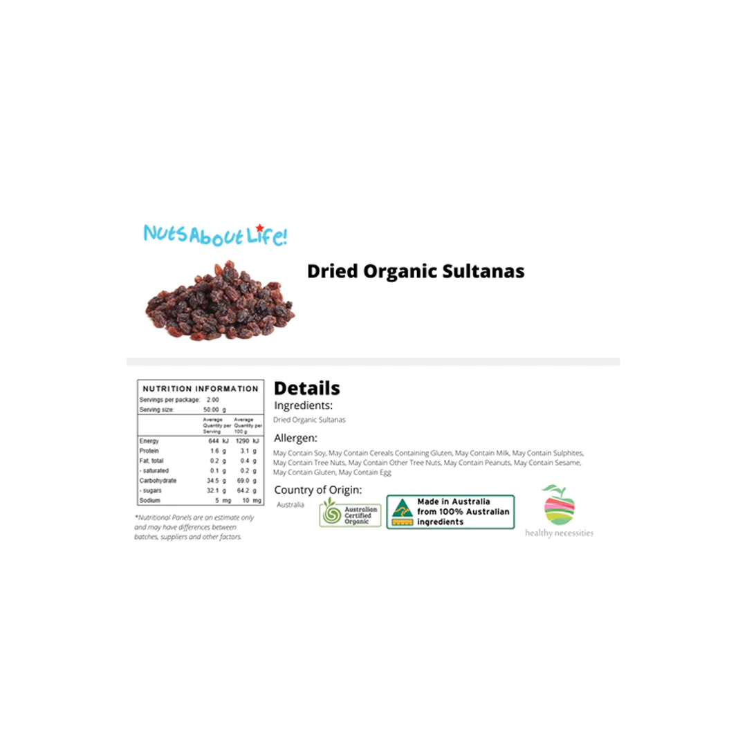 Organic Sultanas | 1Kg