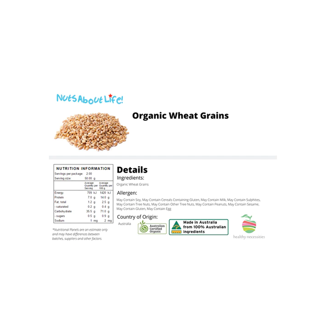 Organic Wheat Grains | 1Kg