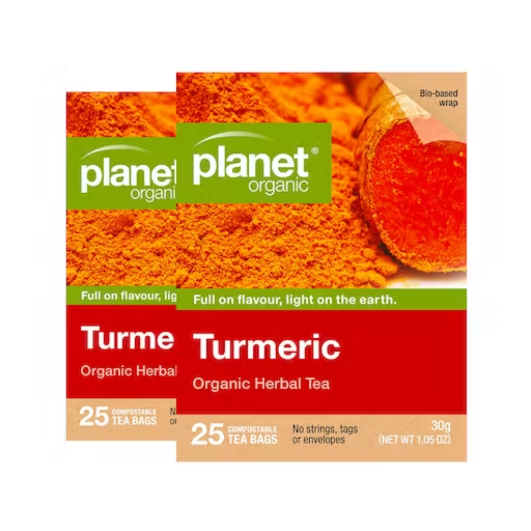 Planet Organic Turmeric 25 Tea Bags