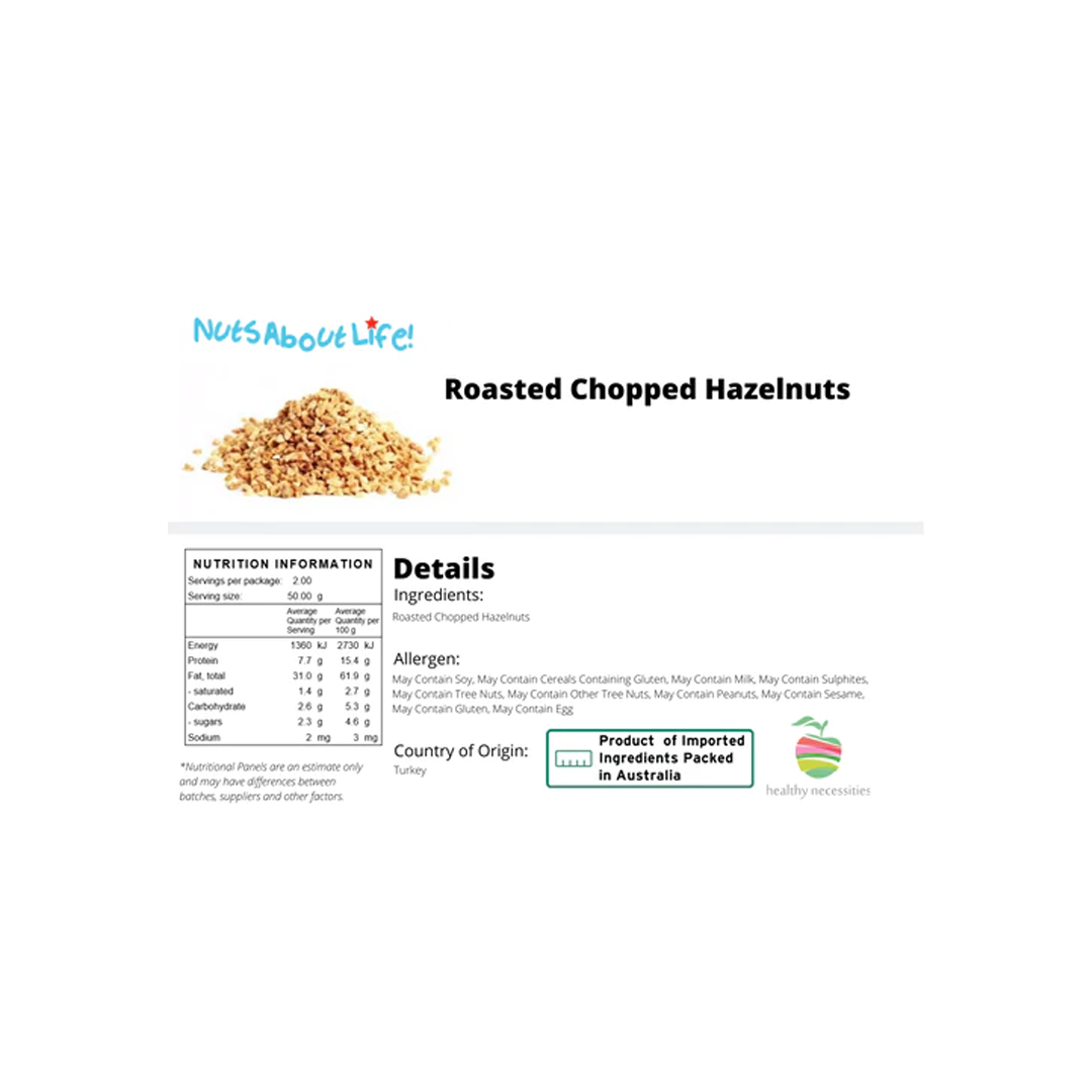 Roasted Chopped Hazelnuts | 1Kg