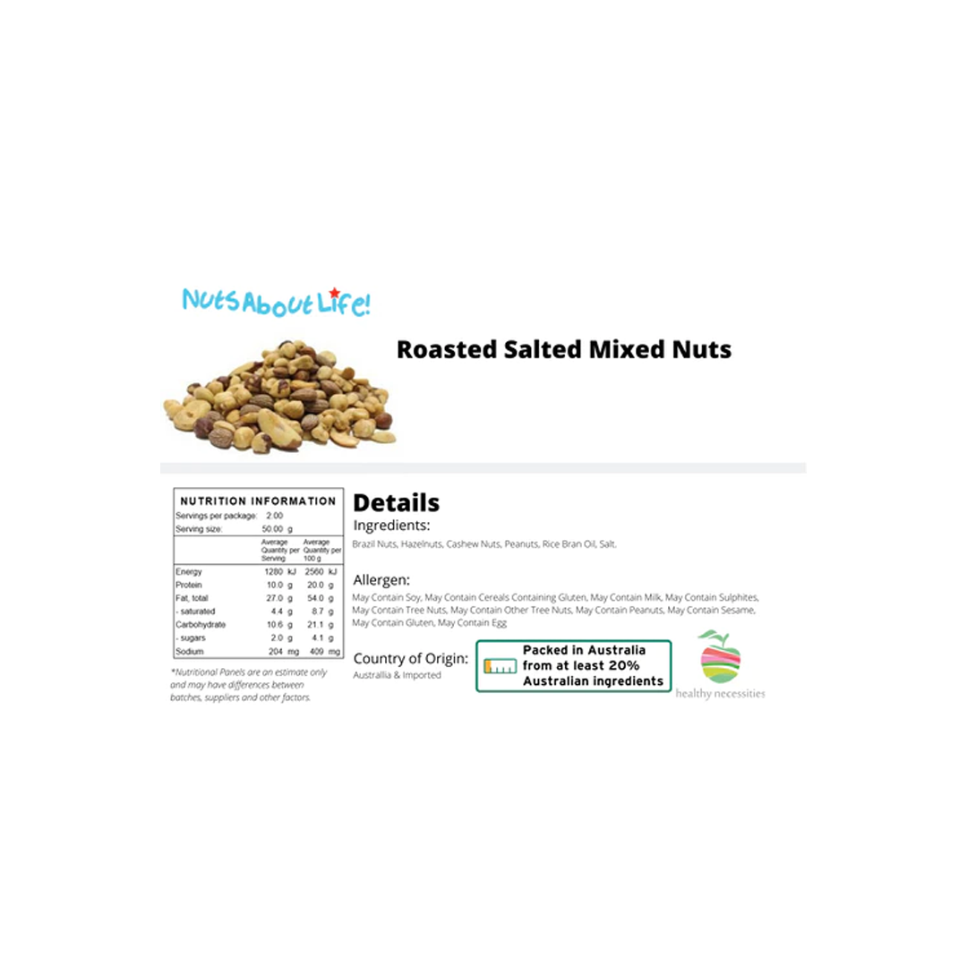 Roasted Mixed Nuts Salted | 1Kg