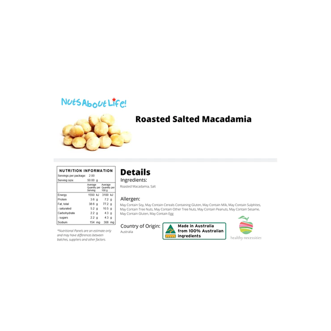 Roasted Salted Macadamia | 1Kg
