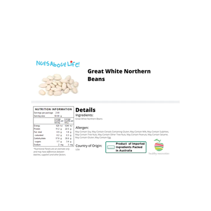 White Great Northern Beans|1Kg