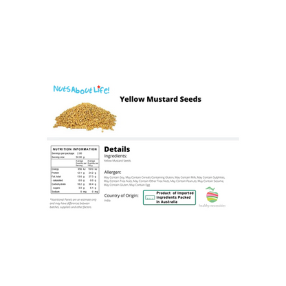 Yellow Mustard Seeds | 1Kg